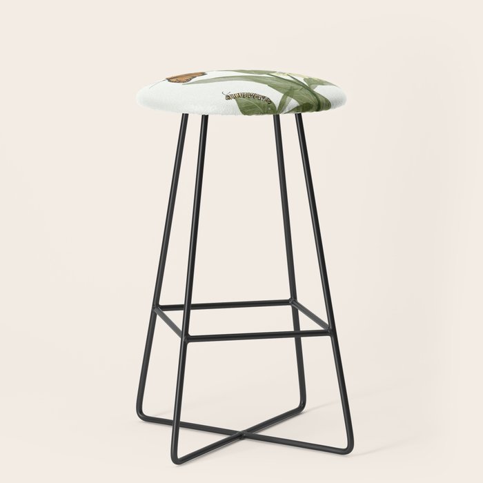 Monarch's Milkweeds Stool Gallery Image 1