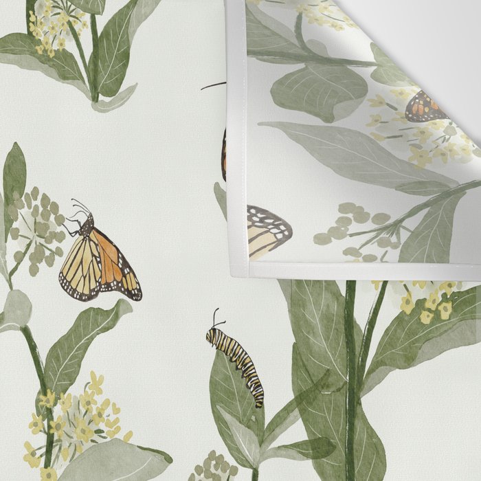 Monarch's Milkweeds Wall Tapestry Gallery Image 3