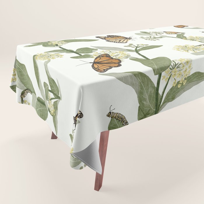 Monarch's Milkweeds Tablecloth Gallery Image 1