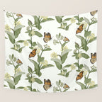 Monarch's Milkweeds Wall Tapestry Gallery Image 4
