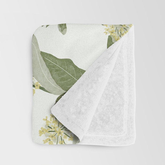 Monarch's Milkweeds Throw Blanket Gallery Image 3