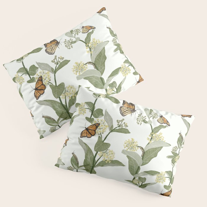 Monarch's Milkweeds Pillow Sham Gallery Image 3