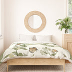 Monarch's Milkweeds Duvet Cover Gallery Image 3