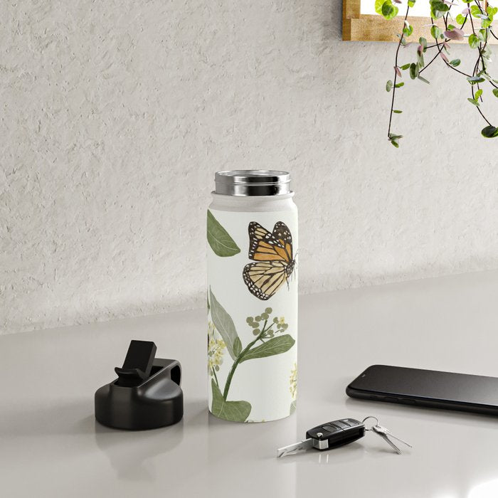 Monarch's Milkweeds Water Bottle Gallery Image 4