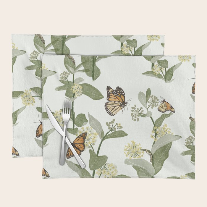 Monarch's Milkweeds Placemat Gallery Image 1