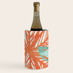 Coral and Aqua Coastal Print Wine Chiller Gallery Image 2