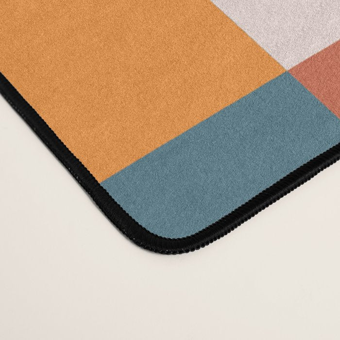 Geometric Checkered Prints Desk Mat Gallery Image 4