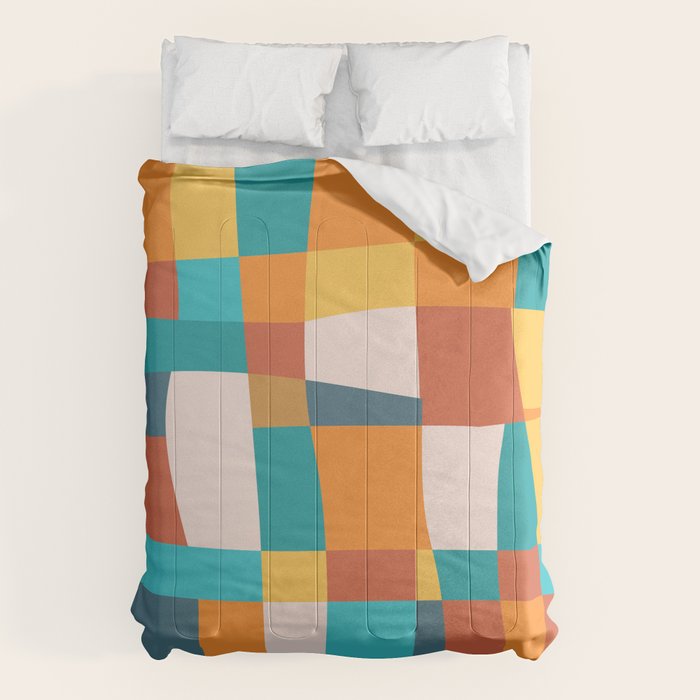 Geometric Checkered Prints Comforter Gallery Image 6