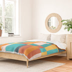 Geometric Checkered Prints Duvet Cover Gallery Image 2