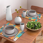 Geometric Checkered Prints Placemat Gallery Image 2
