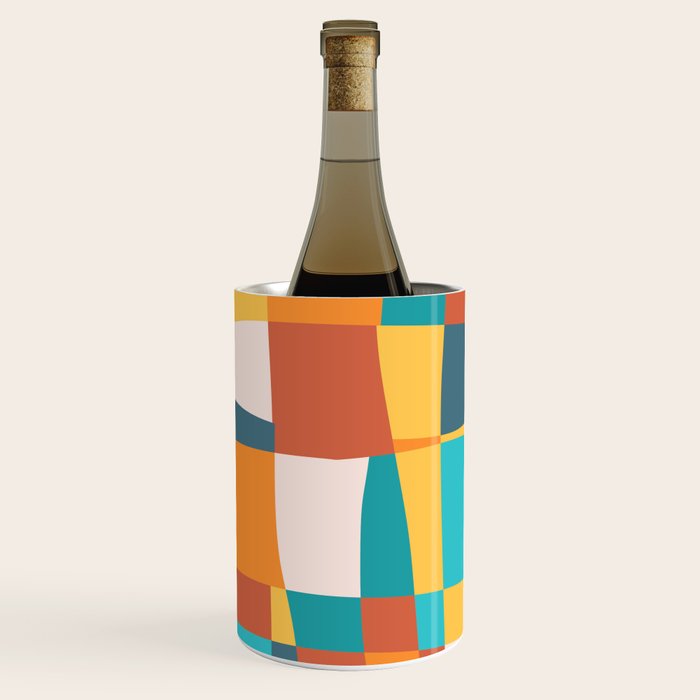 Geometric Checkered Prints Wine Chiller Gallery Image 3