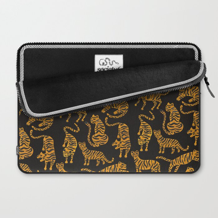 Tiger Collection - Black & Orange Laptop Sleeve Gallery Image 2