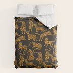 Tiger Collection - Black & Orange Comforter Gallery Image 6
