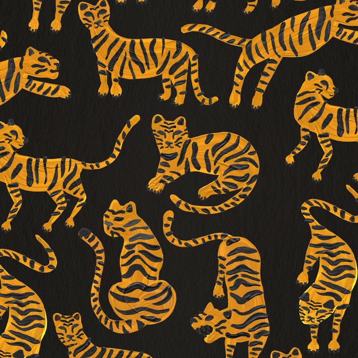 Tiger Collection - Black & Orange Coffee Mug Gallery Image 2