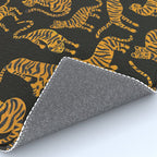 Tiger Collection - Black & Orange Rug Gallery Image 4
