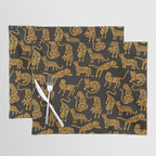 Tiger Collection - Black & Orange Placemat Gallery Image 1