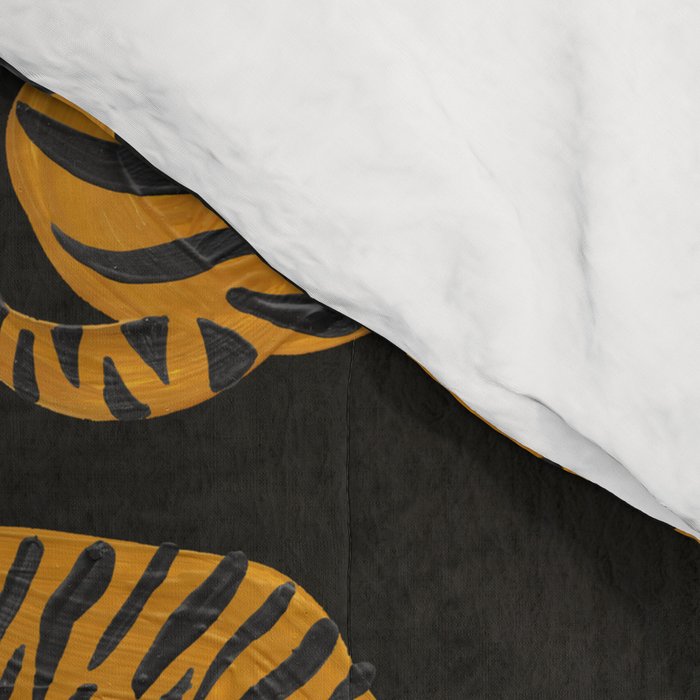 Tiger Collection - Black & Orange Comforter Gallery Image 4