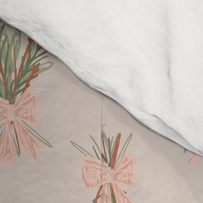 Holiday Bow-quet . Neutral Comforter Gallery Image 4