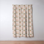 Holiday Bow-quet . Neutral Window Curtain Gallery Image 3