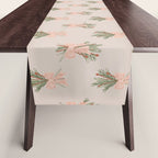 Holiday Bow-quet . Neutral Table Runner Gallery Image 1