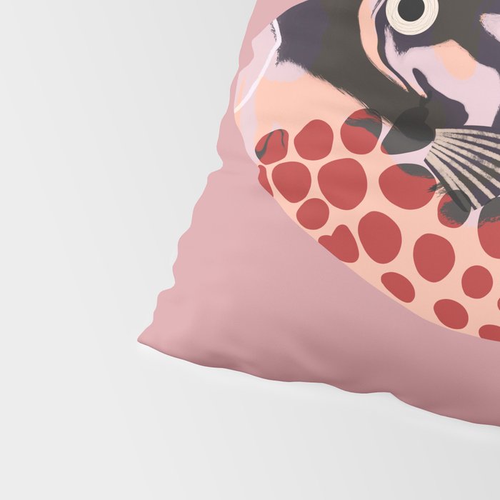 Tropical Fish with Red Polka Dots Pillow Sham Gallery Image 4