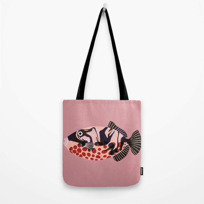 Tropical Fish with Red Polka Dots Tote Bag Gallery Image 2