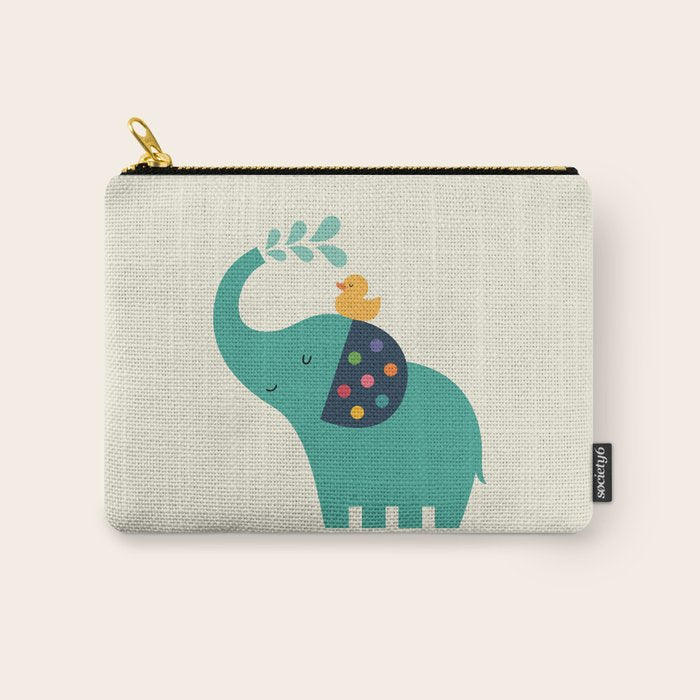 Keep Calm And Take A Shower Carry All Pouch Gallery Image 1