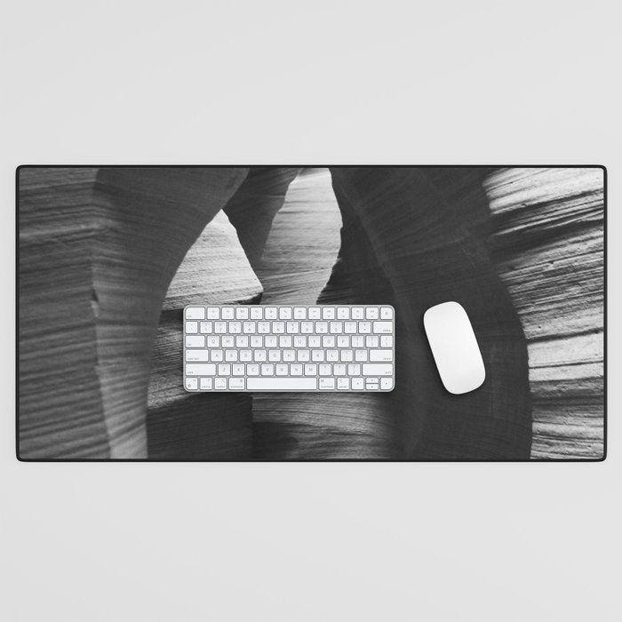 ANTELOPE CANYON XVII / arizona desert Desk Mat Gallery Image 1