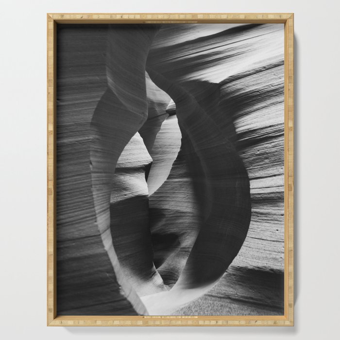 ANTELOPE CANYON XVII / arizona desert Serving Tray Gallery Image 1