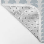 Maude Pattern - Natural Blue Bath Mat Gallery Image 2