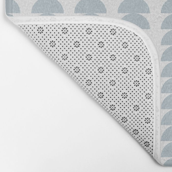Maude Pattern - Natural Blue Bath Mat Gallery Image 2