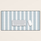 Maude Pattern - Natural Blue Desk Mat Gallery Image 1