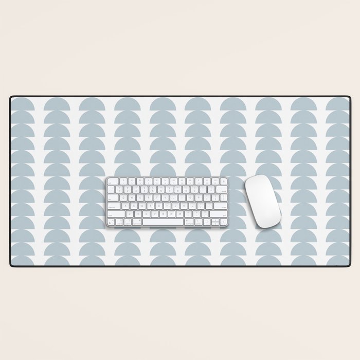 Maude Pattern - Natural Blue Desk Mat Gallery Image 1