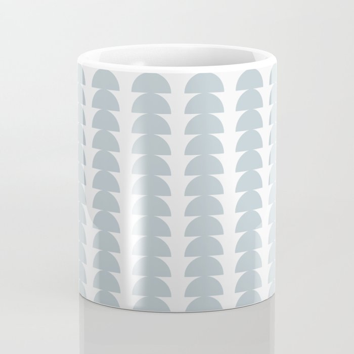 Maude Pattern - Natural Blue Coffee Mug Gallery Image 4