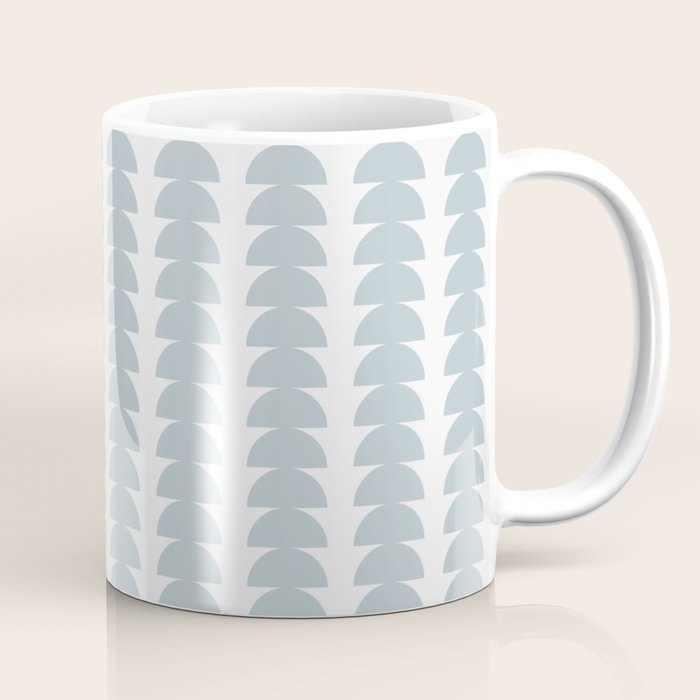 Maude Pattern - Natural Blue Coffee Mug Gallery Image 1
