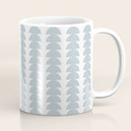 Maude Pattern - Natural Blue Coffee Mug Gallery Image 1