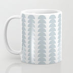 Maude Pattern - Natural Blue Coffee Mug Gallery Image 3