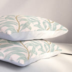 William Morris Willow Bough Pink Mint Pillow Sham Gallery Image 3