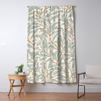 William Morris Willow Bough Pink Mint Window Curtain Gallery Image 5