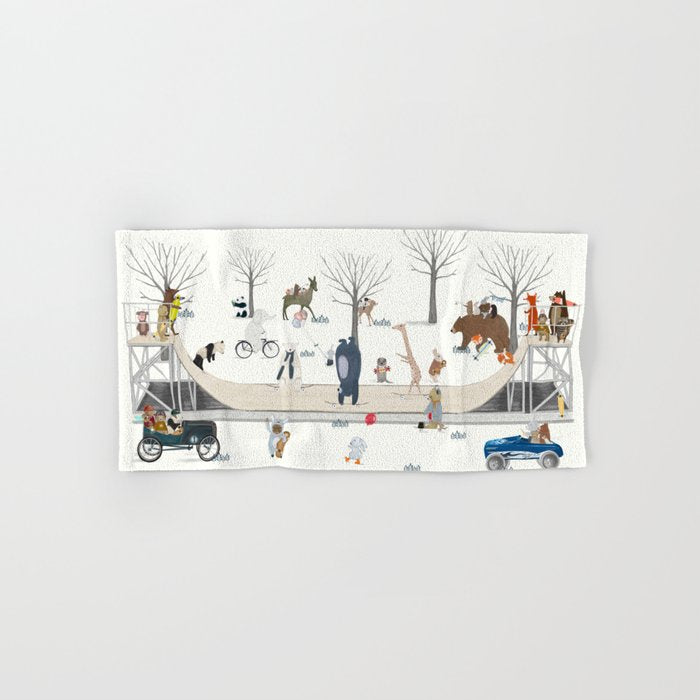 little big skate park Bath Towel Gallery Image 1