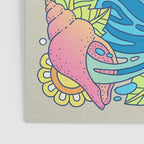 Paradise Visions | Tropical Neon Ocean Escape Poster Gallery Image 3