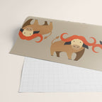 Whimsy Cape Buffalo II Wrapping Paper Gallery Image 2