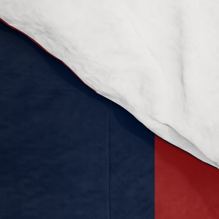 Navy Three Red Bars Comforter Gallery Image 4