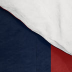 Navy Three Red Bars Comforter Gallery Image 4