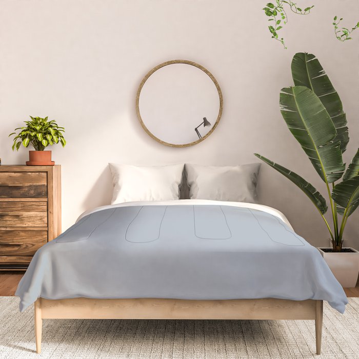 Cool Tone Grey III Solid Color Comforter Gallery Image 3