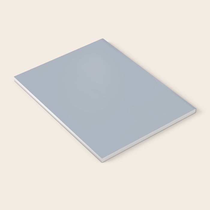 Cool Tone Grey III Solid Color Notebook Gallery Image 3