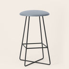 Cool Tone Grey III Solid Color Stool Gallery Image 1
