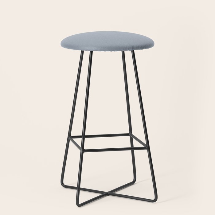 Cool Tone Grey III Solid Color Stool Gallery Image 1