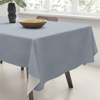 Cool Tone Grey III Solid Color Tablecloth Gallery Image 3