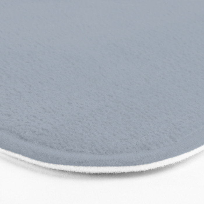 Cool Tone Grey III Solid Color Bath Mat Gallery Image 3
